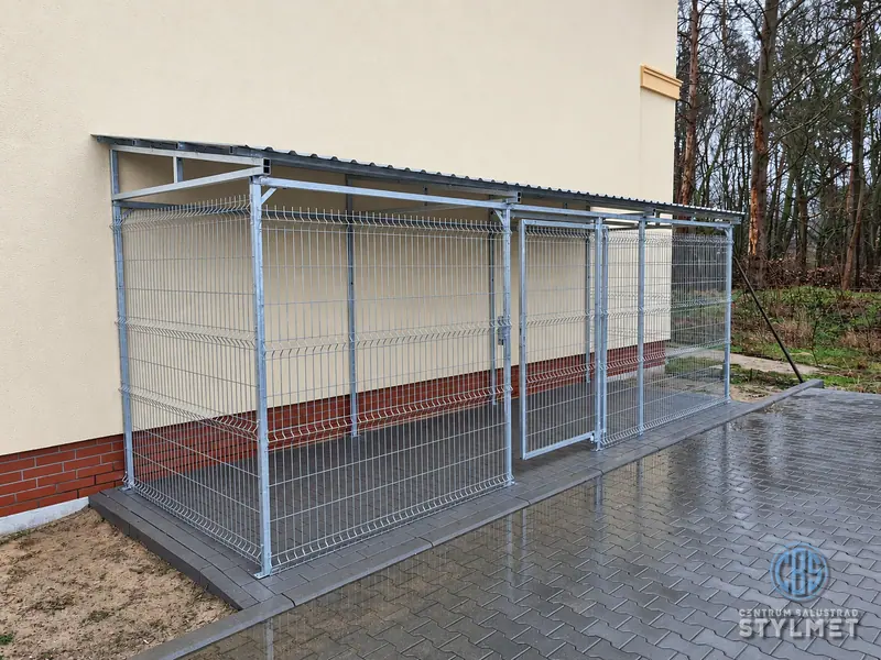 Wiata ze stali ocynkowanej wykonana na wymiar
